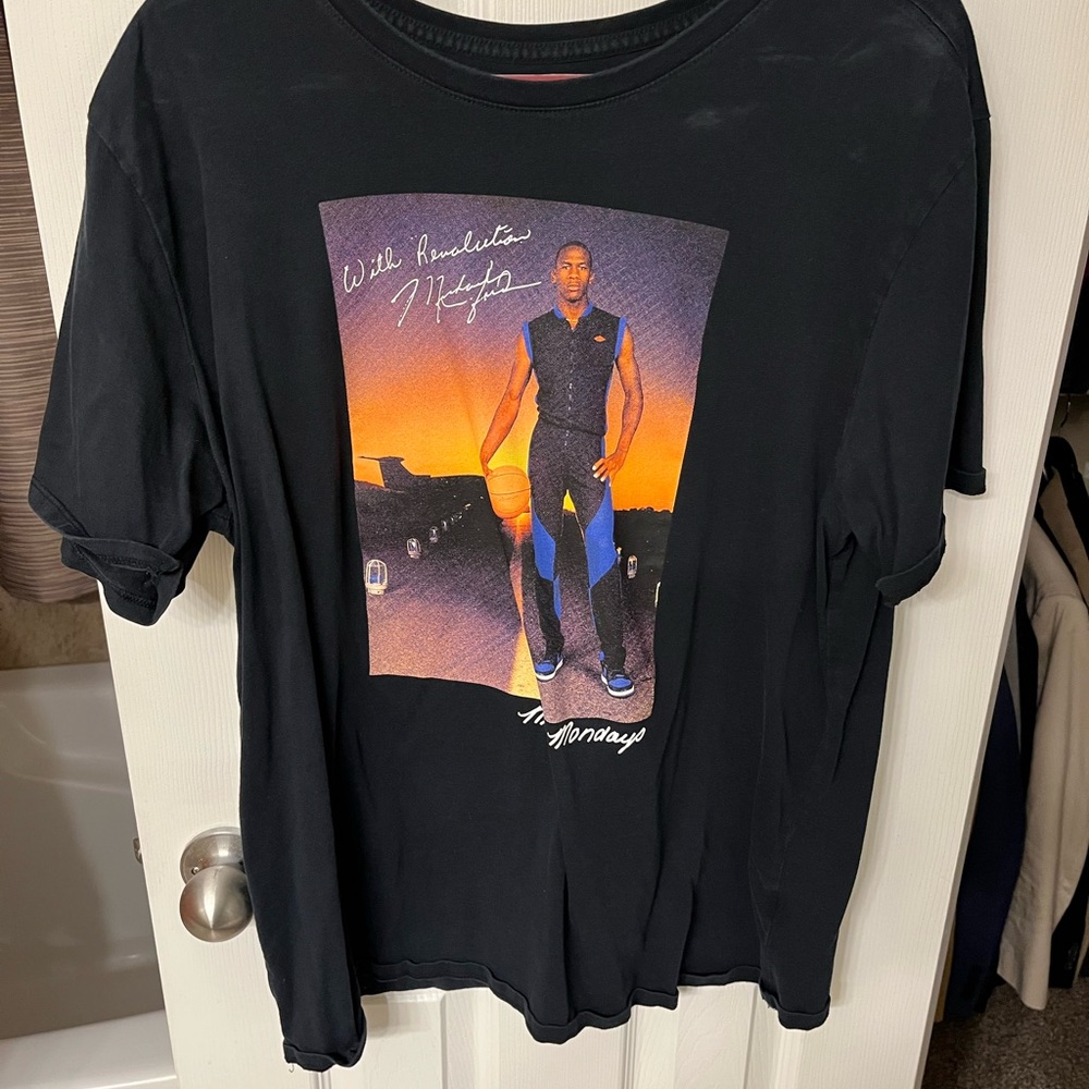 Men's Air Jordan Black Graphic T-Shirt